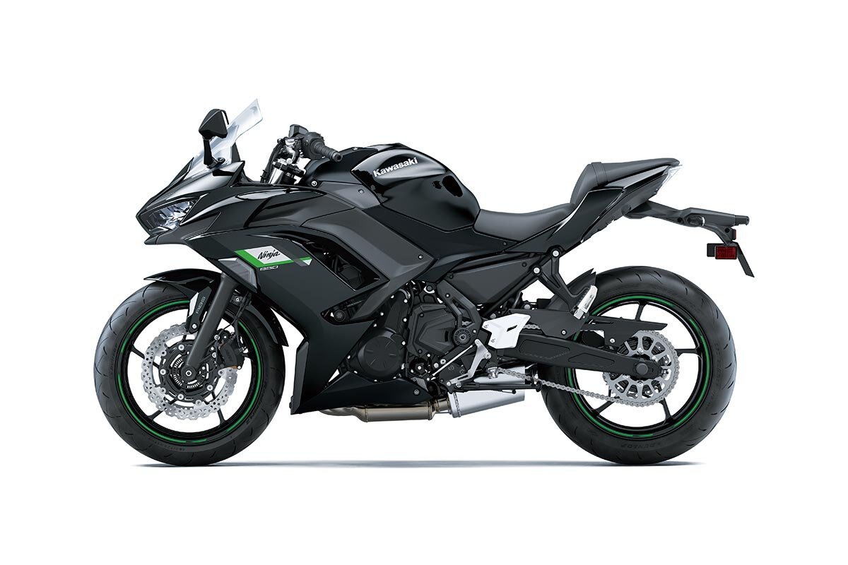 2025 Kawasaki NINJA 650 Metallic Spark Black / Metallic Flat