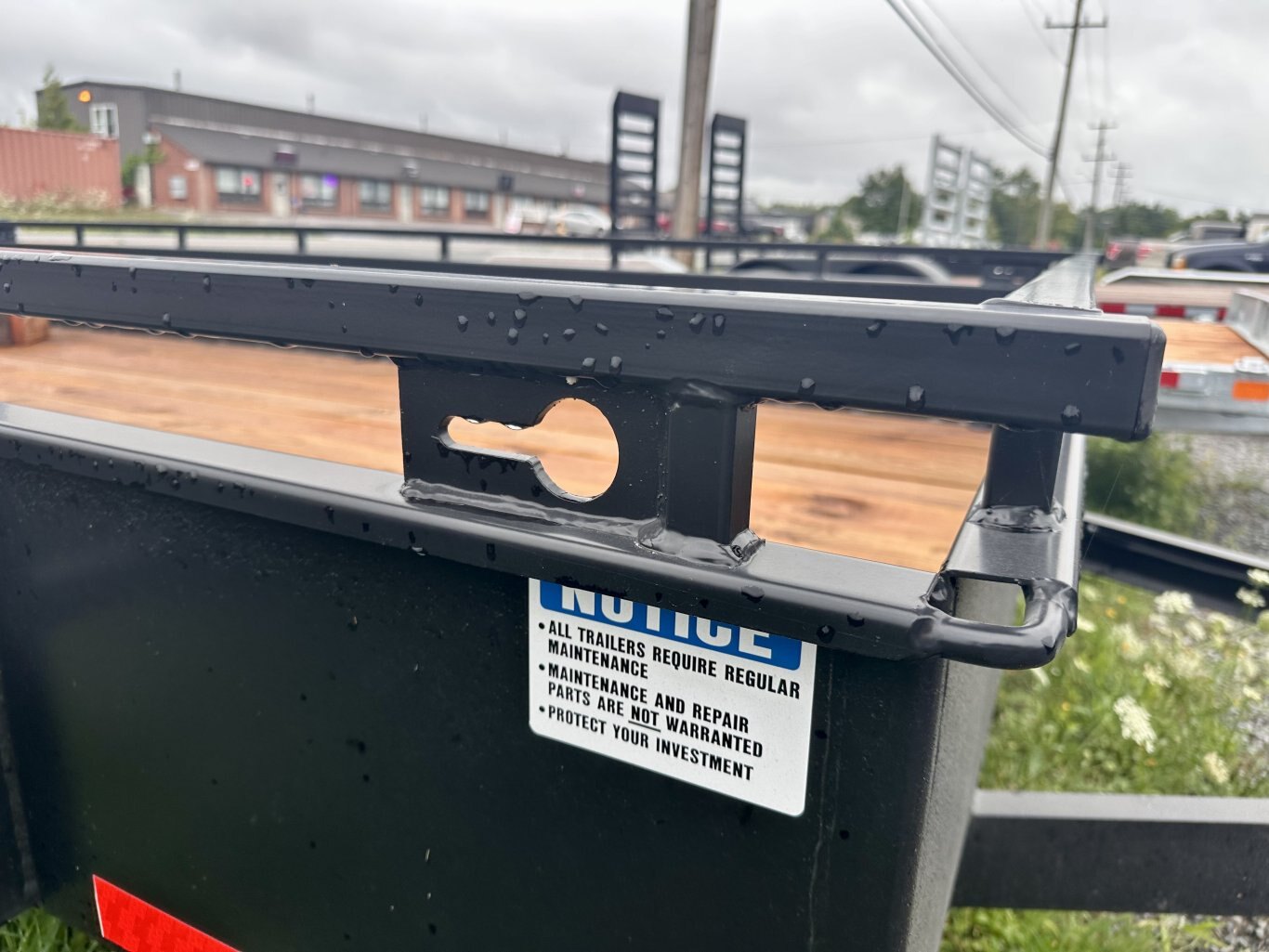 Canada Trailers SINGLE AXLE STEEL SIDE UT714 3.5K