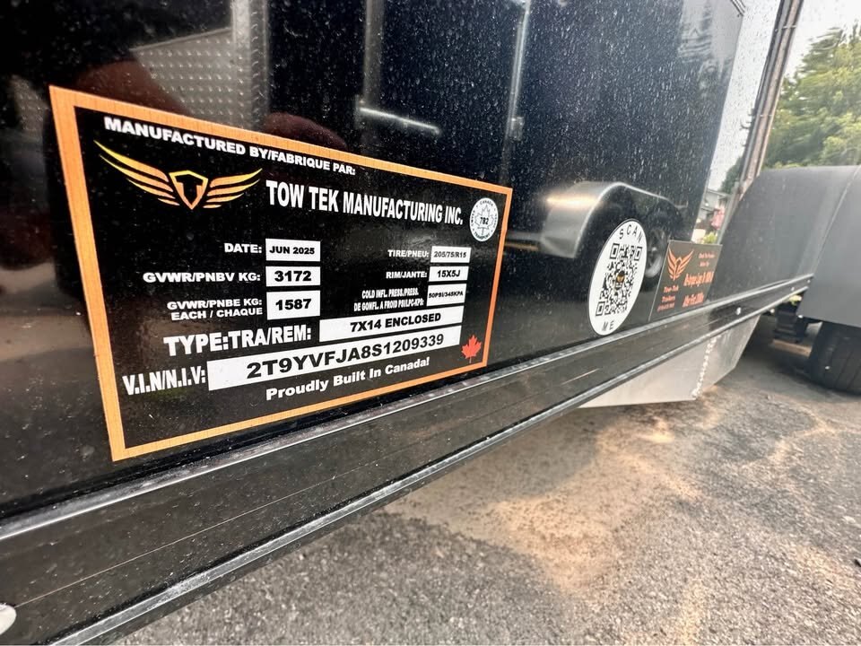 Tow Tek 7x14 Black with Black out package