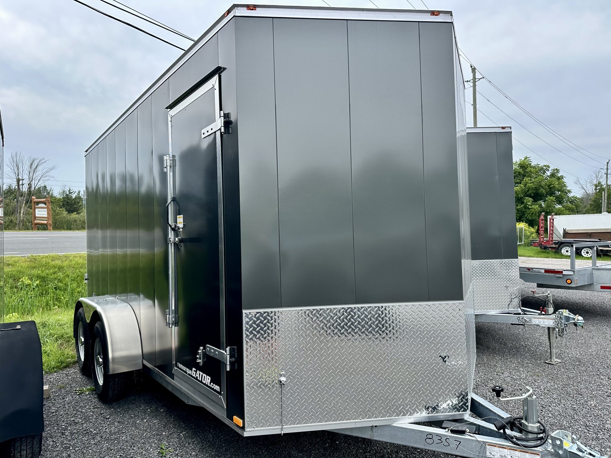 2026 Gator 7x14 with 7 interior height, Ramp with tandem 5k Axles