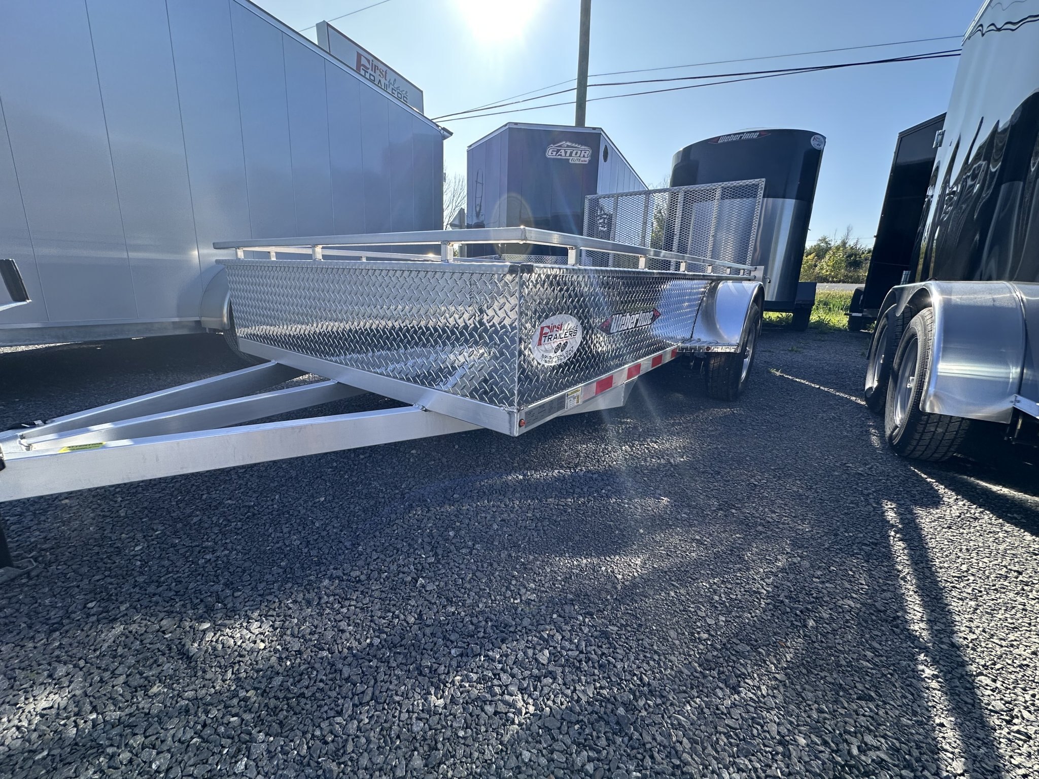2027 Weberlane All Aluminum 6x12 Landscape/Utility Trailer