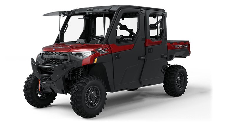 2025 Polaris RANGER CREW XP 1000 NORTHSTAR EDITION ULTIMATE 6 SEAT SUNSET RED