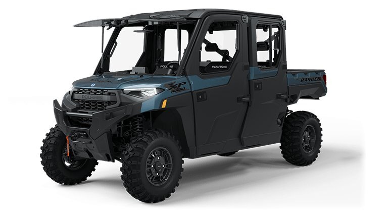 2025 Polaris RANGER CREW XP 1000 NORTHSTAR EDITION ULTIMATE 6 SEAT BLUE SLATE METALLIC SMOKE