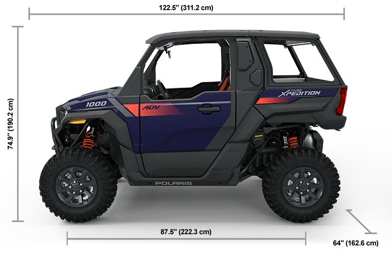 2025 Polaris® XPEDITION ADV ULTIMATE 2 Seat Midnight Blue