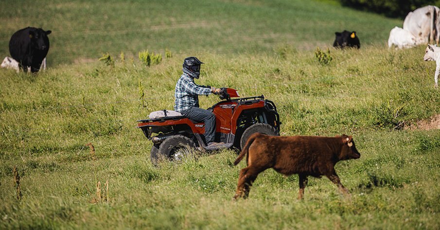 2025 Polaris Sportsman 450 H.O. Utility Orange Rust