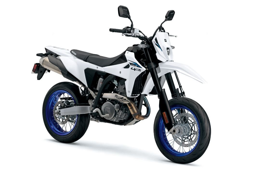 2025 Suzuki DR Z4SM Solid Special White No. 2