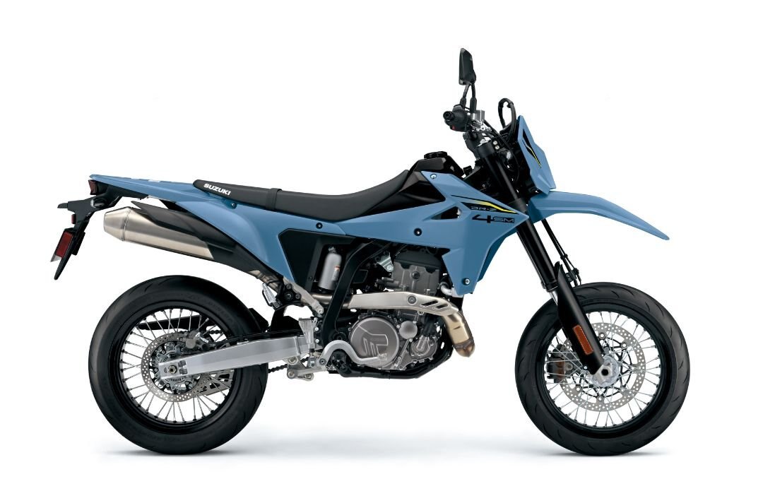2025 Suzuki DR Z4SM Sky Gray