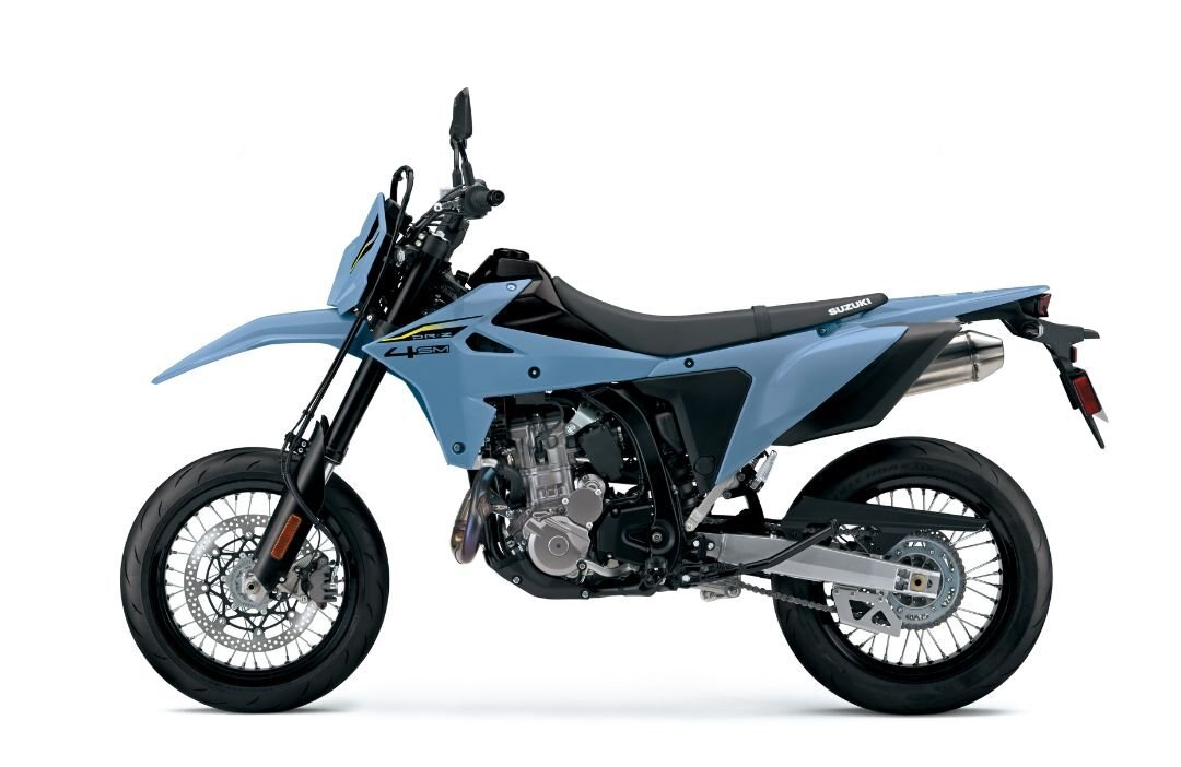 2025 Suzuki DR Z4SM Sky Gray