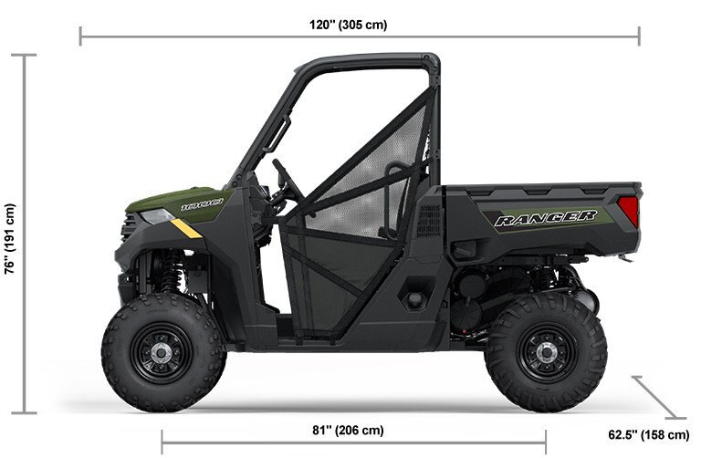 2025 Polaris® RANGER 1000 BASE 3 Seat Sage Green