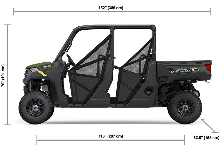 2025 Polaris® RANGER 1000 BASE 6 Seat Sage Green