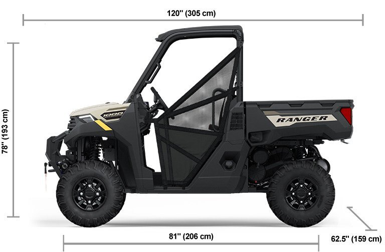 2025 Polaris® RANGER 1000 Premium 3 Seat Mirage Beige