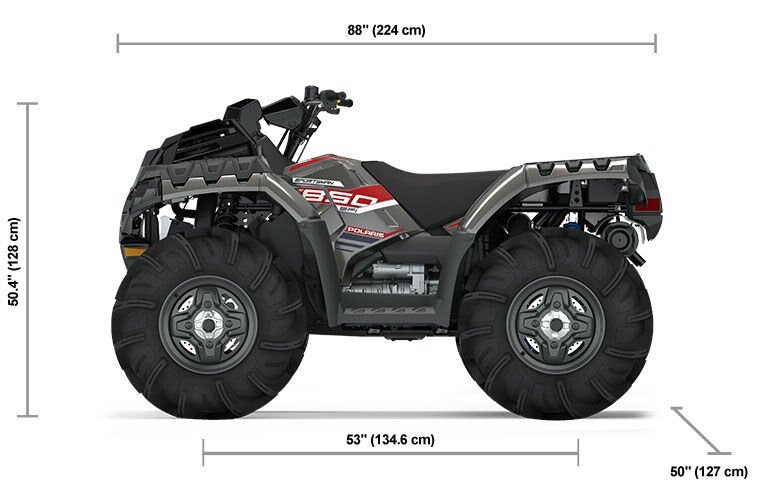 2025 Polaris Sportsman 850 Mud Edition Titanium Metallic