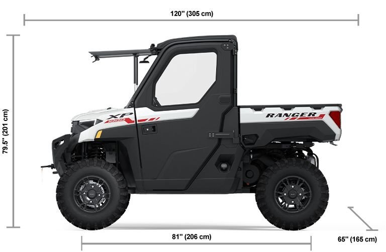 2025 Polaris® RANGER XP 1000 NorthStar Trail Boss Edition 3 Seat White Crystal