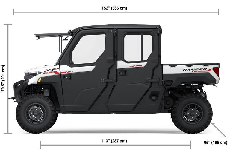 2025 Polaris® RANGER XP 1000 NorthStar Trail Boss Edition 6 Seat White Crystal