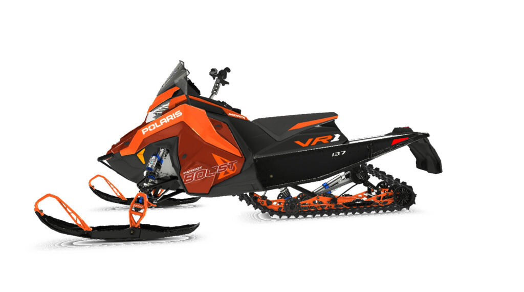 2024 Polaris Patriot Boost Indy VR1 137 Premium Matte Orange Metallic