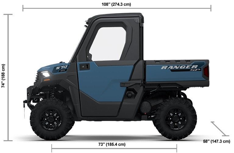 2026 Polaris® RANGER SP 570 NorthStar Edition 2 Seat Zenith Blue