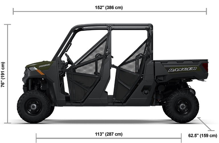 2026 Polaris® RANGER CREW 1000 BASE 6 Seat Sage Green