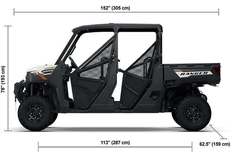 2026 Polaris® RANGER CREW 1000 Premium 6 Seat Mirage Beige