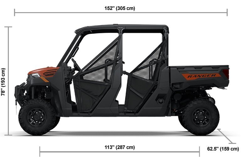 2026 Polaris® RANGER CREW 1000 Premium 6 Seat Rover Rust
