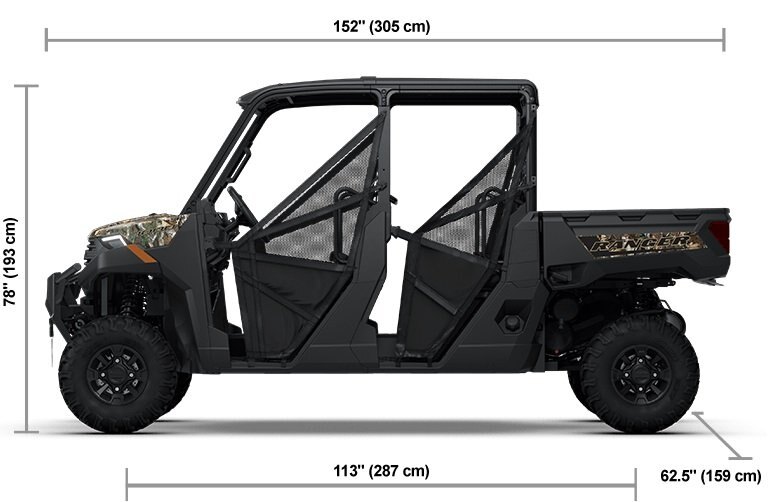 2026 Polaris® RANGER CREW 1000 Premium 6 Seat Polaris Pursuit Camo