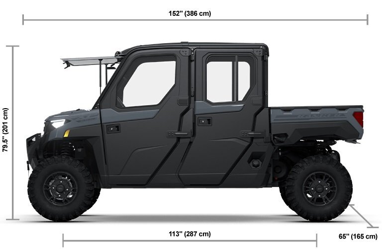 2026 Polaris® RANGER CREW XP 1000 NorthStar Edition Premium 6 Seat Stealth Gray