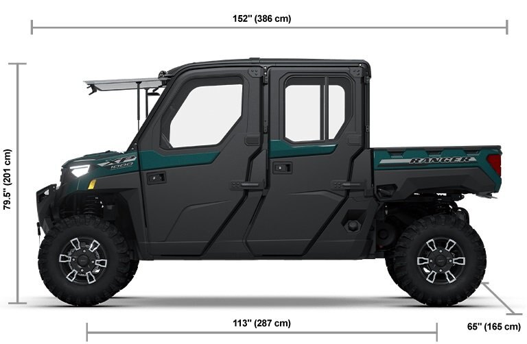 2026 Polaris® RANGER CREW XP 1000 NorthStar Edition Premium 6 Seat Blue Labyrinth