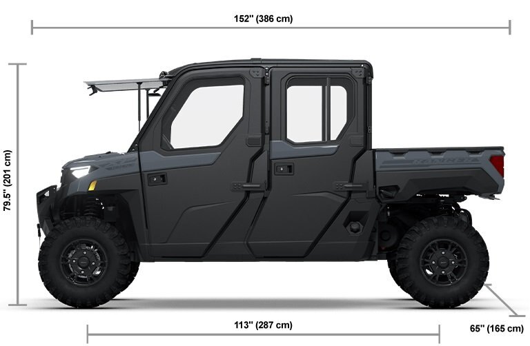 2026 Polaris® RANGER CREW XP 1000 NorthStar Edition Ultimate 6 Seat Stealth Gray