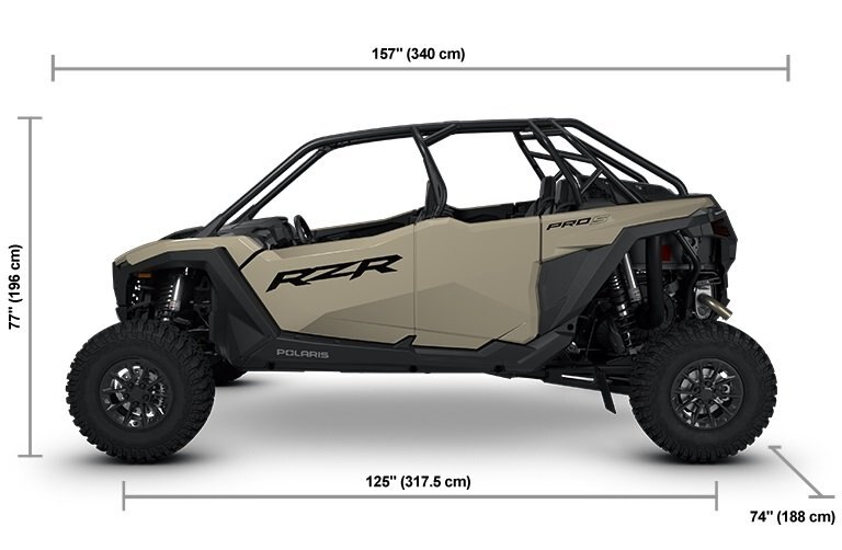 2026 Polaris® RZR Pro S Sport 4 Seat Sand Dune