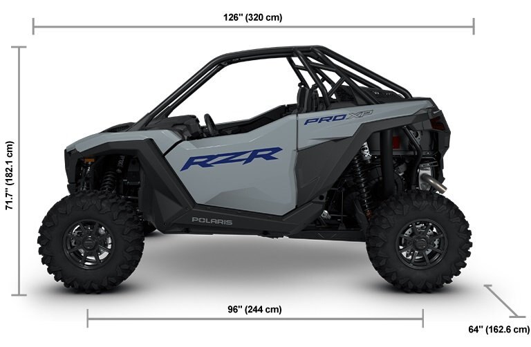 2026 Polaris® RZR Pro XP Sport 2 Seat Storm Gray