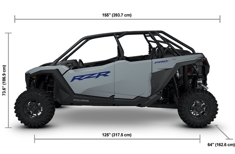 2026 Polaris® RZR Pro XP Sport 4 Seat Storm Gray