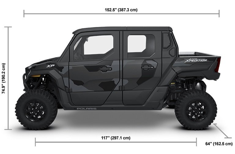 2026 Polaris® XPEDITION XP NorthStar 5 Seat Matte Super Graphite