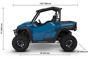 2026 Polaris® GENERAL XP 1000 Ultimate 2 Seat Earth Blue