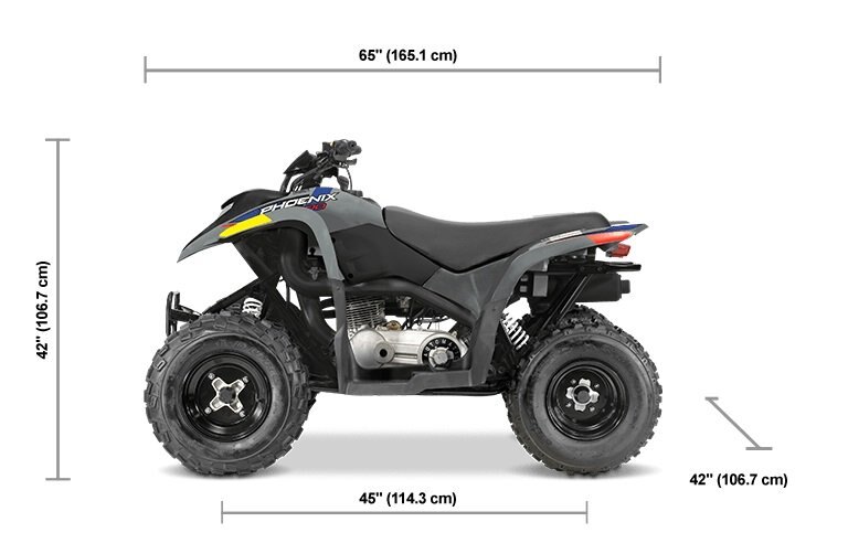 2026 Polaris® Phoenix 200 Storm Gray