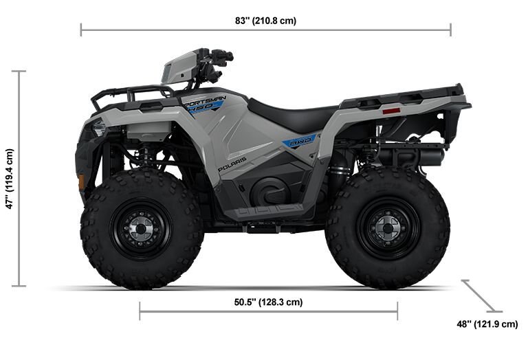 2026 Polaris® SPORTSMAN 450 H.O. Ghost Gray