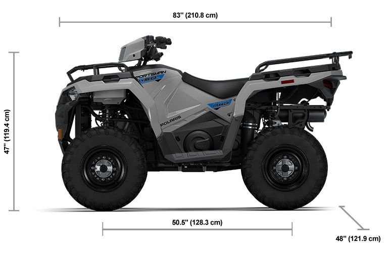 2026 Polaris® SPORTSMAN 450 H.O. EPS Ghost Gray
