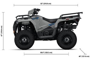 2026 Polaris® SPORTSMAN 450 H.O. EPS Ghost Gray