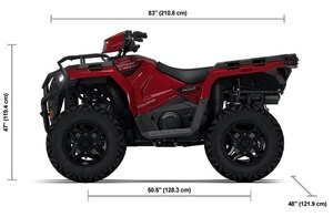 2026 Polaris® SPORTSMAN 570 Trail Sunset Red