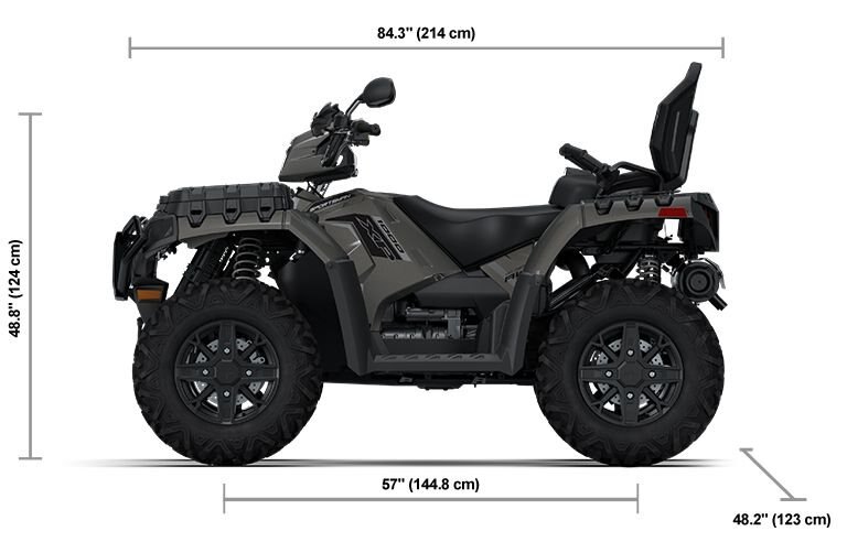 2026 Polaris® SPORTSMAN Touring XP 1000 Trail Heavy Metal