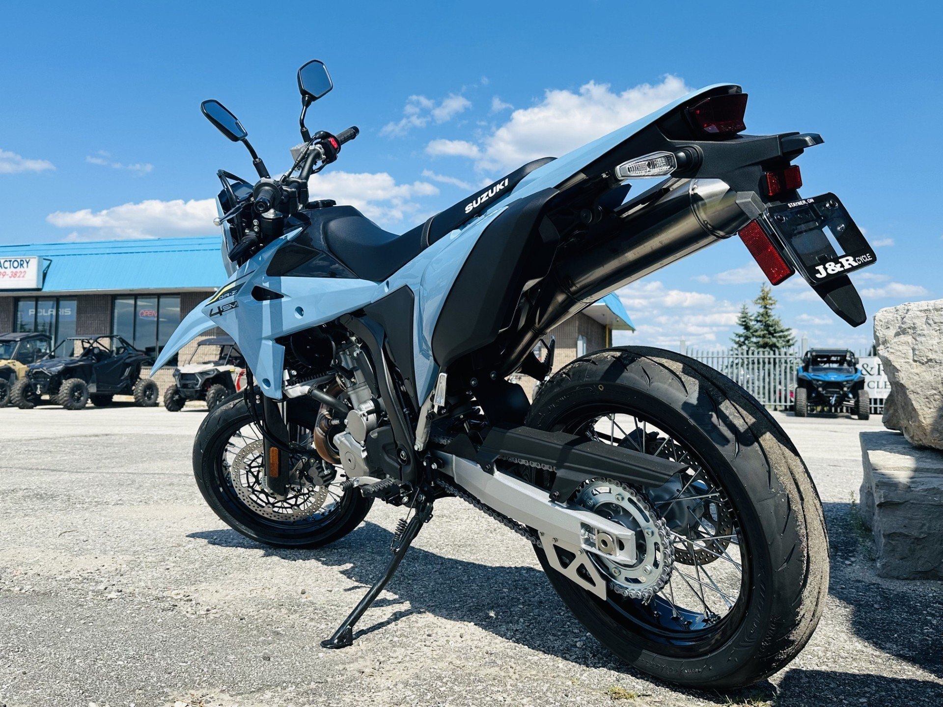 2026 Suzuki DR Z4SM Sky Grey