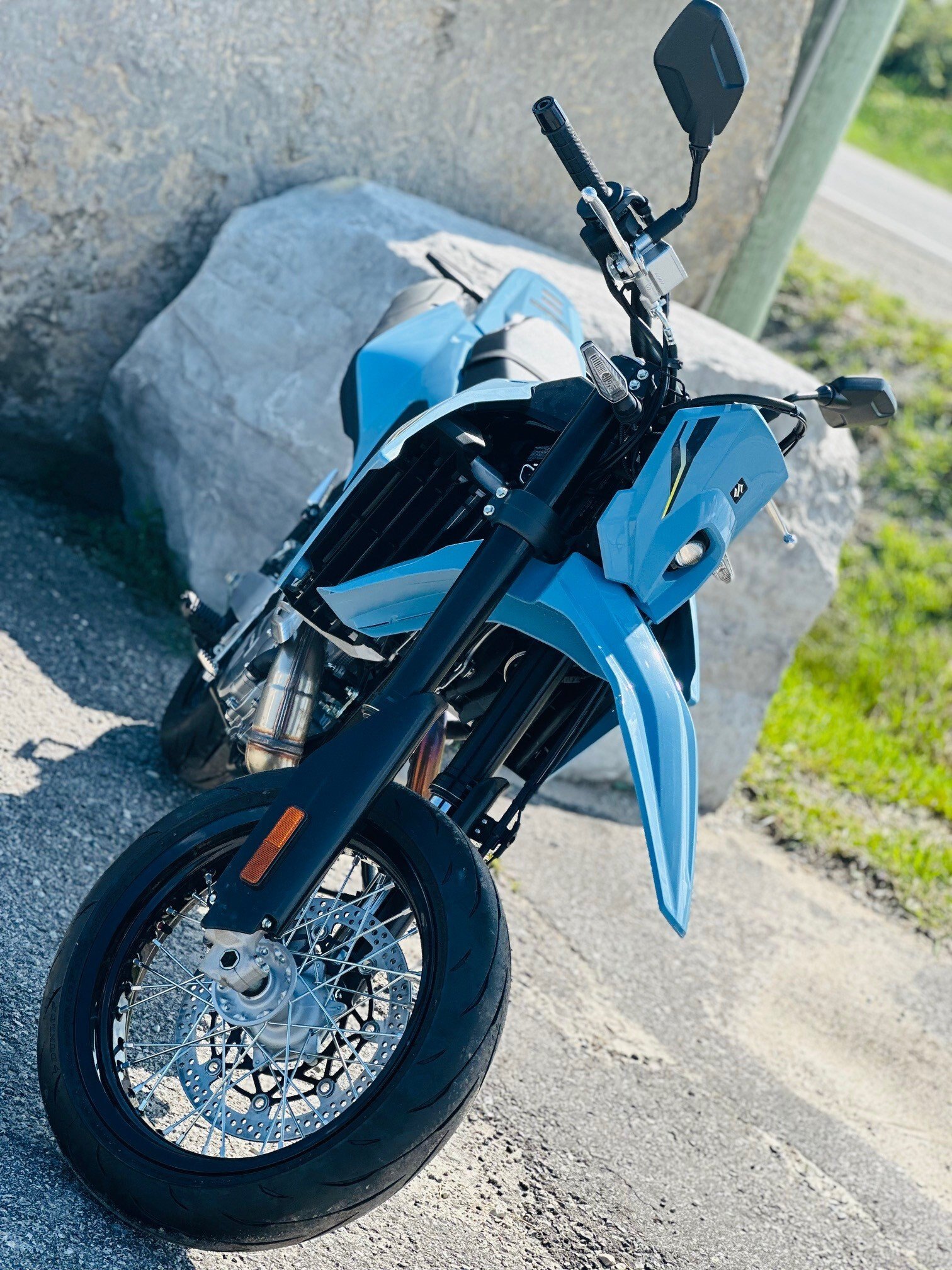 2026 Suzuki DR Z4SM Sky Grey