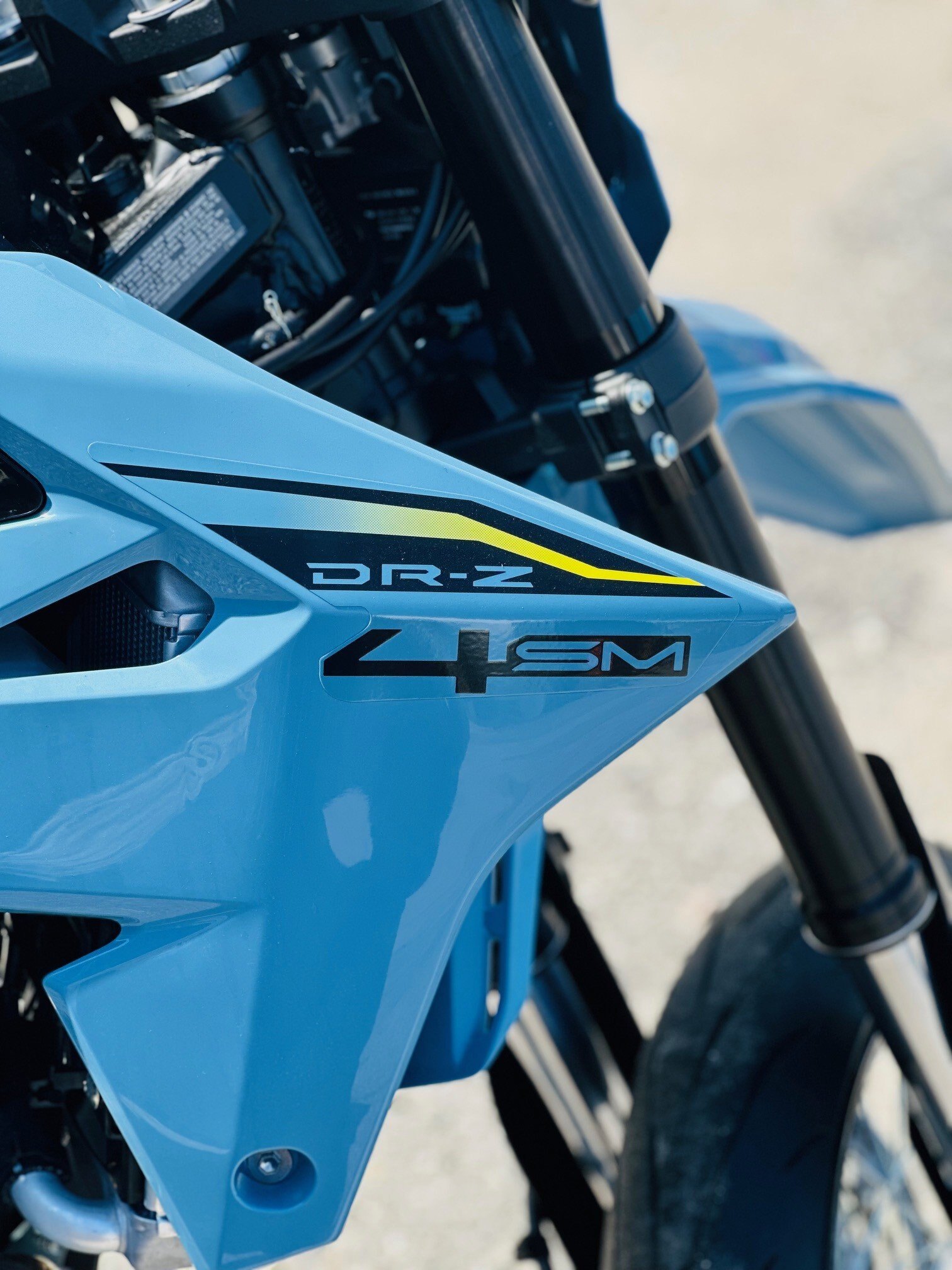 2026 Suzuki DR Z4SM Sky Grey
