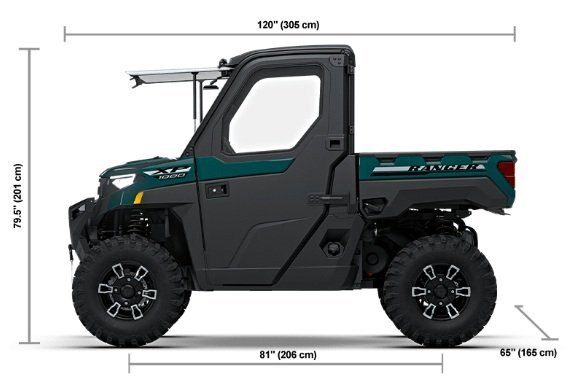 2027 Polaris® RANGER XP 1000 NorthStar Premium 3 Seat Blue Labyrinth