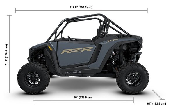 2027 Polaris® RZR XP 1000 Sport 2 Seat Stealth Gray