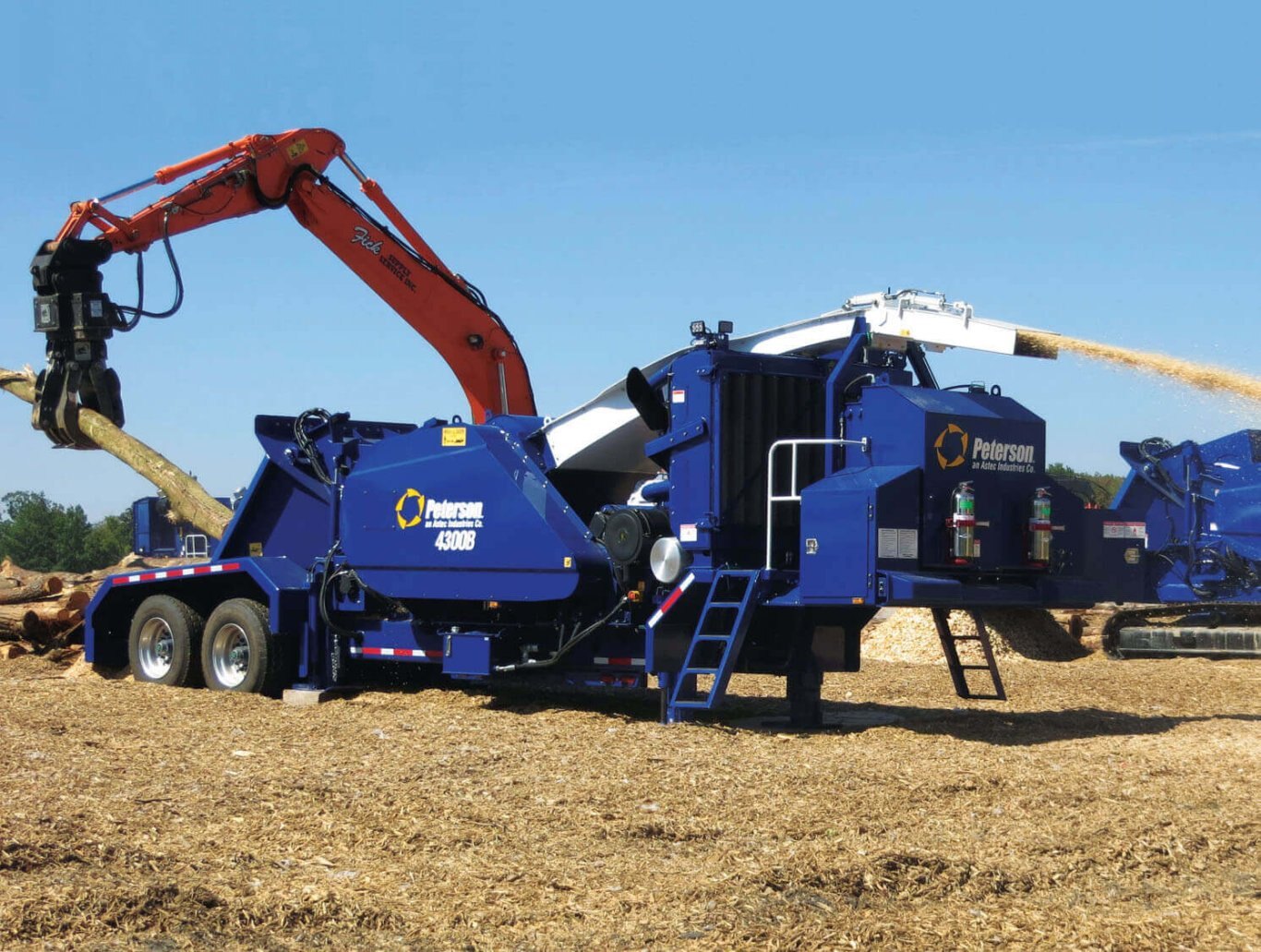 Astec - Peterson 4310B Highwalker Drum Chipper