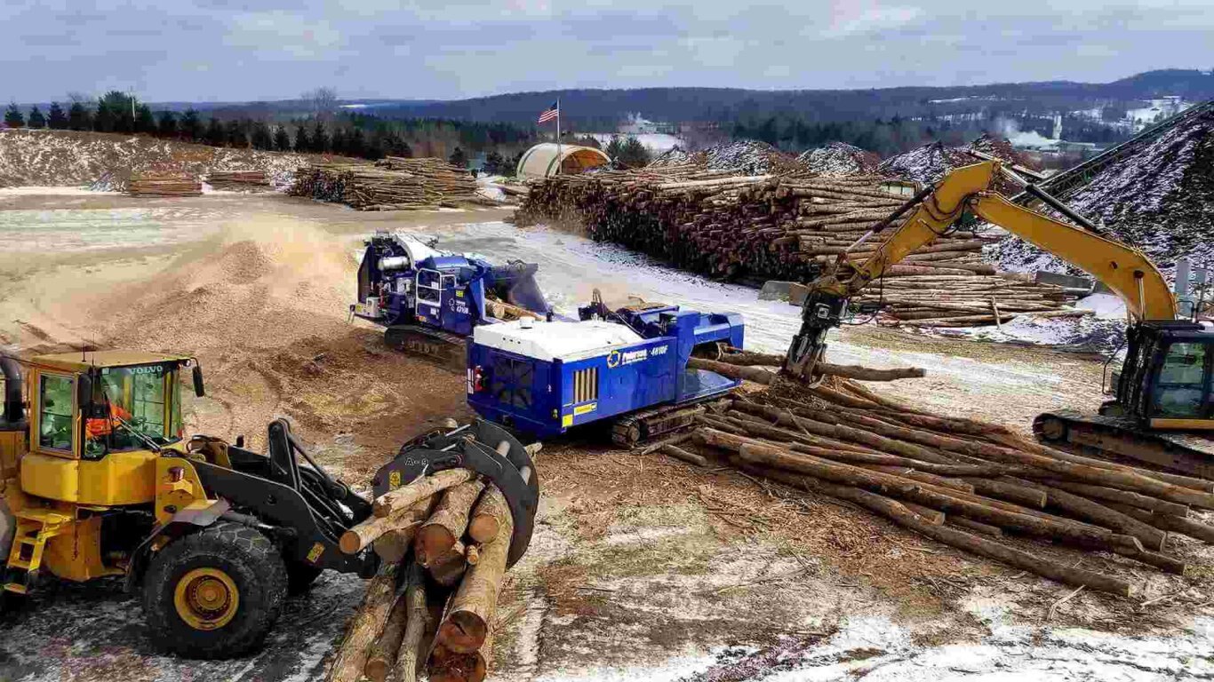 Astec Peterson 4310B Déchiqueteuse à tambour