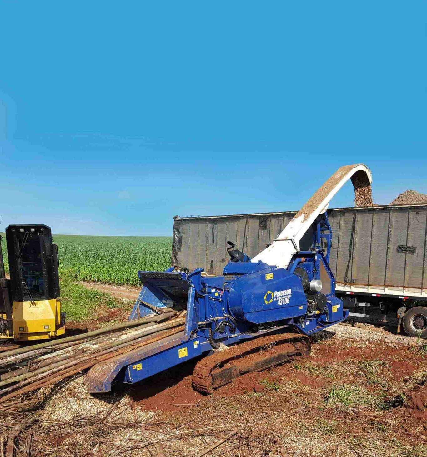 Astec Peterson 4310B Déchiqueteuse à tambour