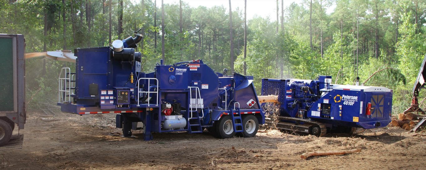 Astec Peterson 4810F Chain Flail Debarker