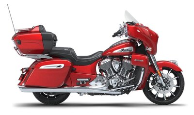 2026 Indian Roadmaster Limited Powerband Sunset Red Metallic