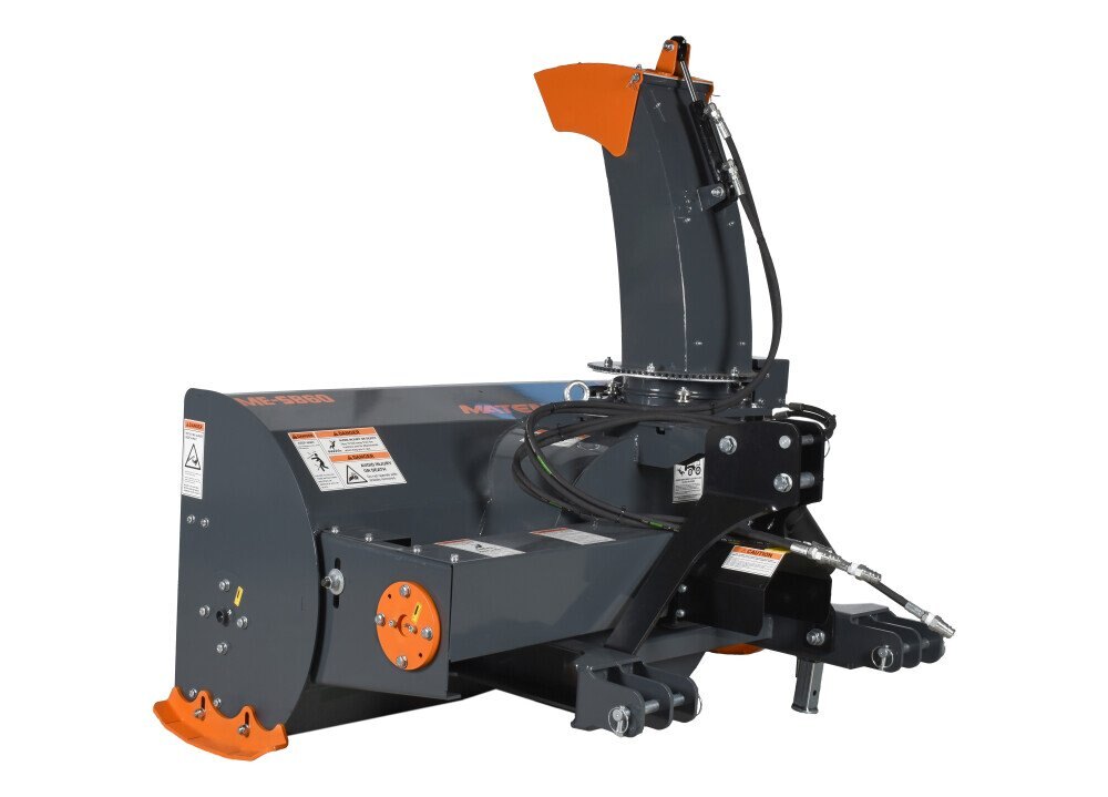 60 Souffleuse à neige Entraînement par la prise de force, système de chute hydraulique