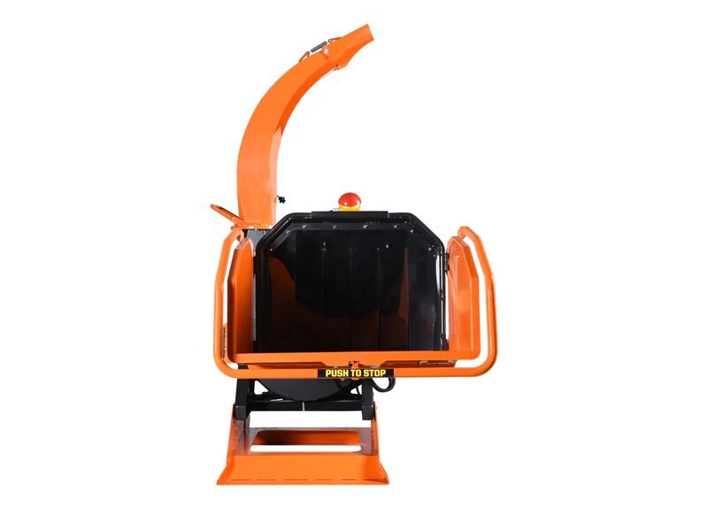 Wood chipper, 6 inch capacity, hydraulic feed
